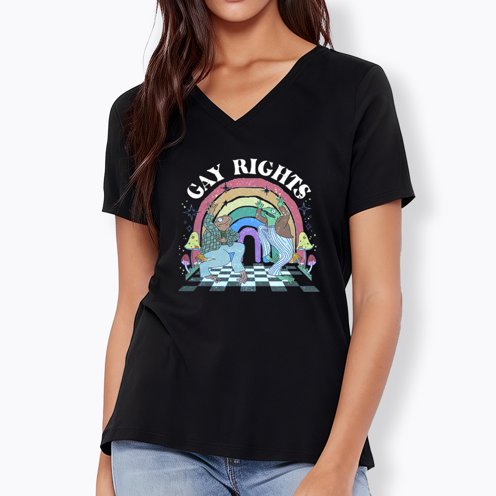 Pride Flag V-Neck Classic T-Shirt