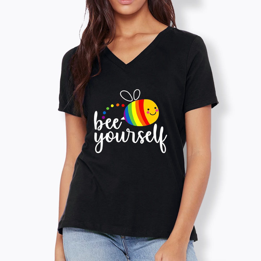Bee Yourself V-Neck Classic T-Shirt