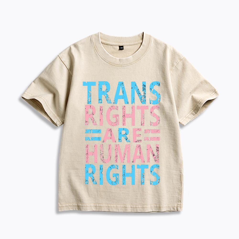 Human Rights Kids Washed T-Shirt 