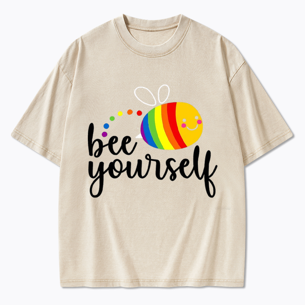 Bee Yourself Washed T-Shirt