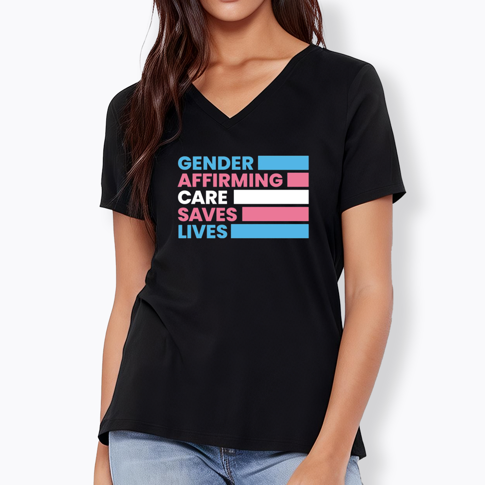 Gender Affirming Care Saves Lives V-Neck Classic T-Shirts