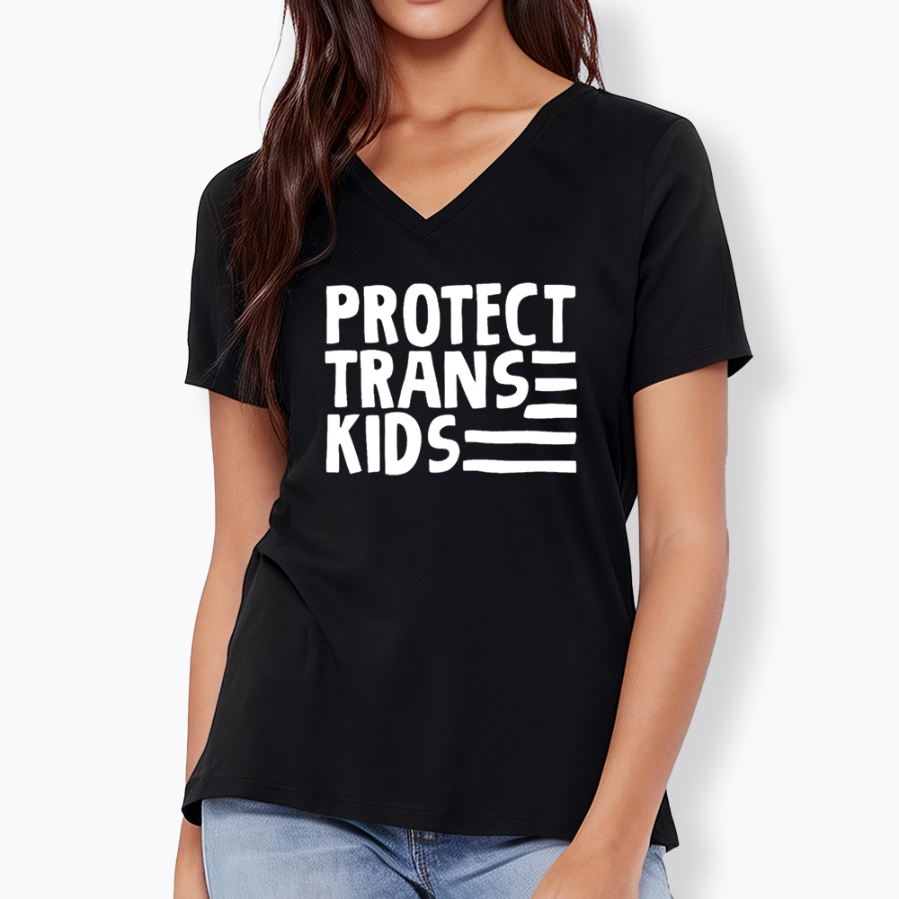 Protect Trans V-Neck Classic T-Shirts