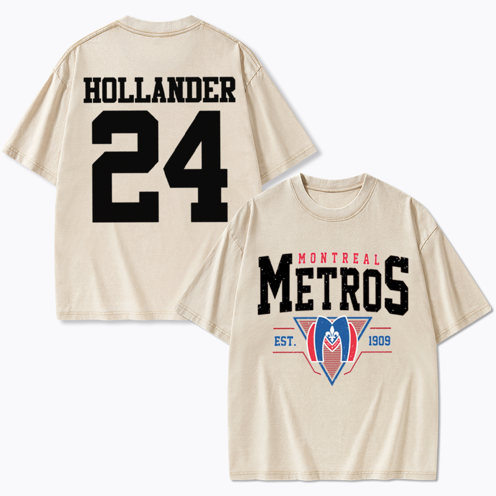 Montreal Metros Hockey Washed T-Shirt