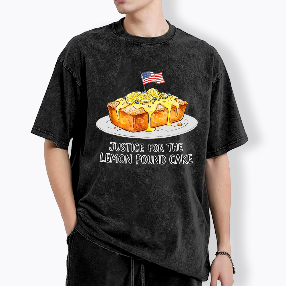 Lemon Pound Cake Washed T-Shirt