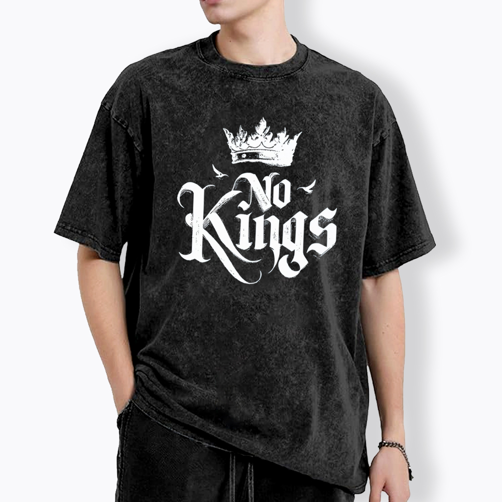 No Kings Washed T-Shirt