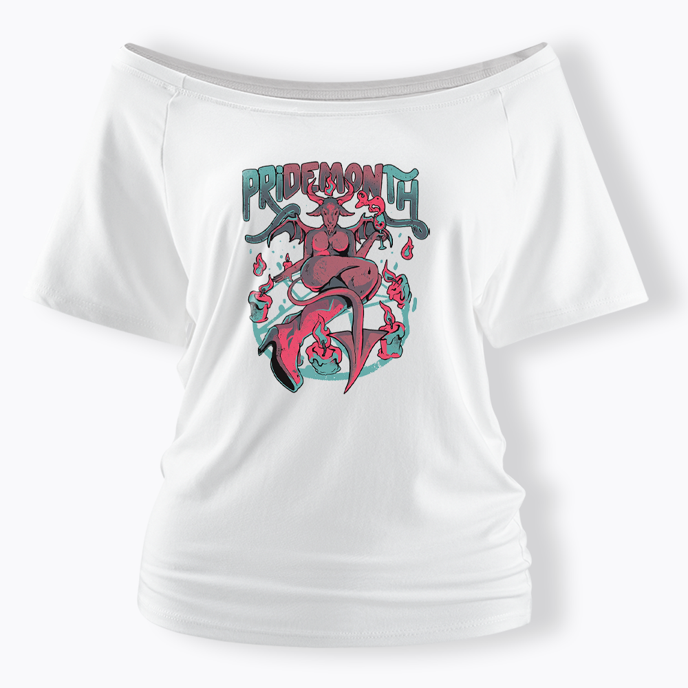 Pridemonth Off Shoulder T-shirt