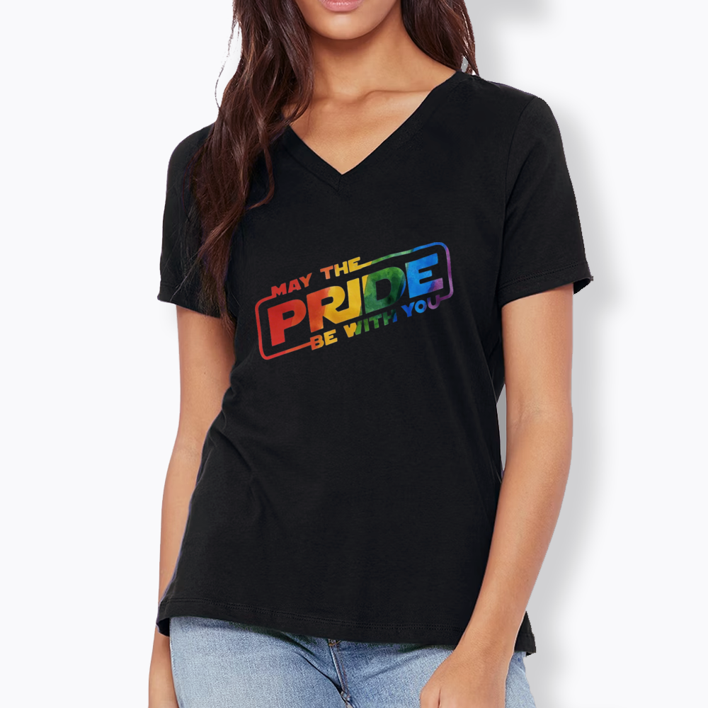 Rainbow Pride V-Neck Classic T-Shirt