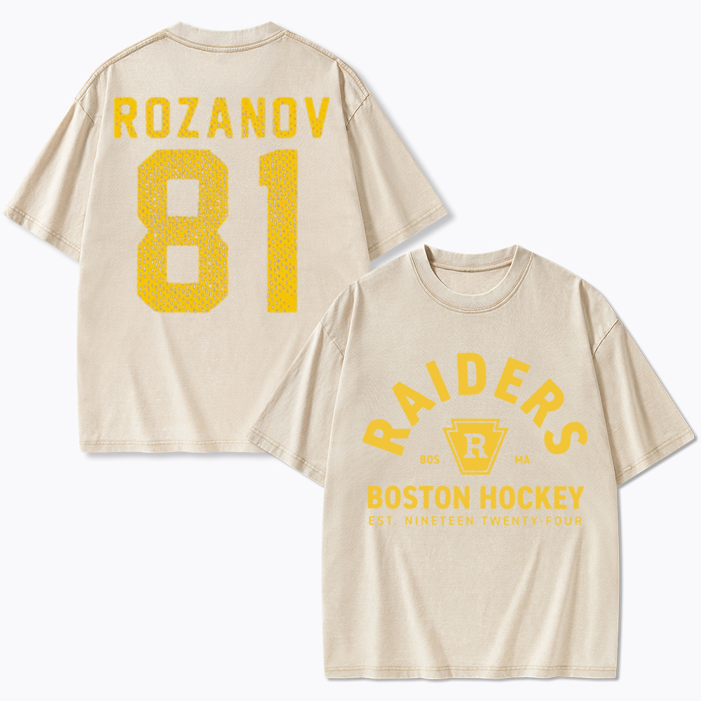 Boston Raiders Hockey Washed T-Shirt