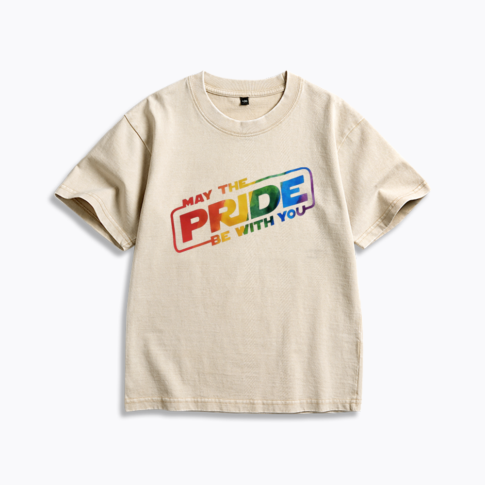 Rainbow Pride Kids Washed T-Shirt