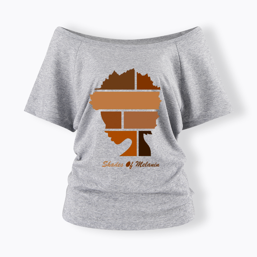Shades Of Melanin Off Shoulder T-shirt