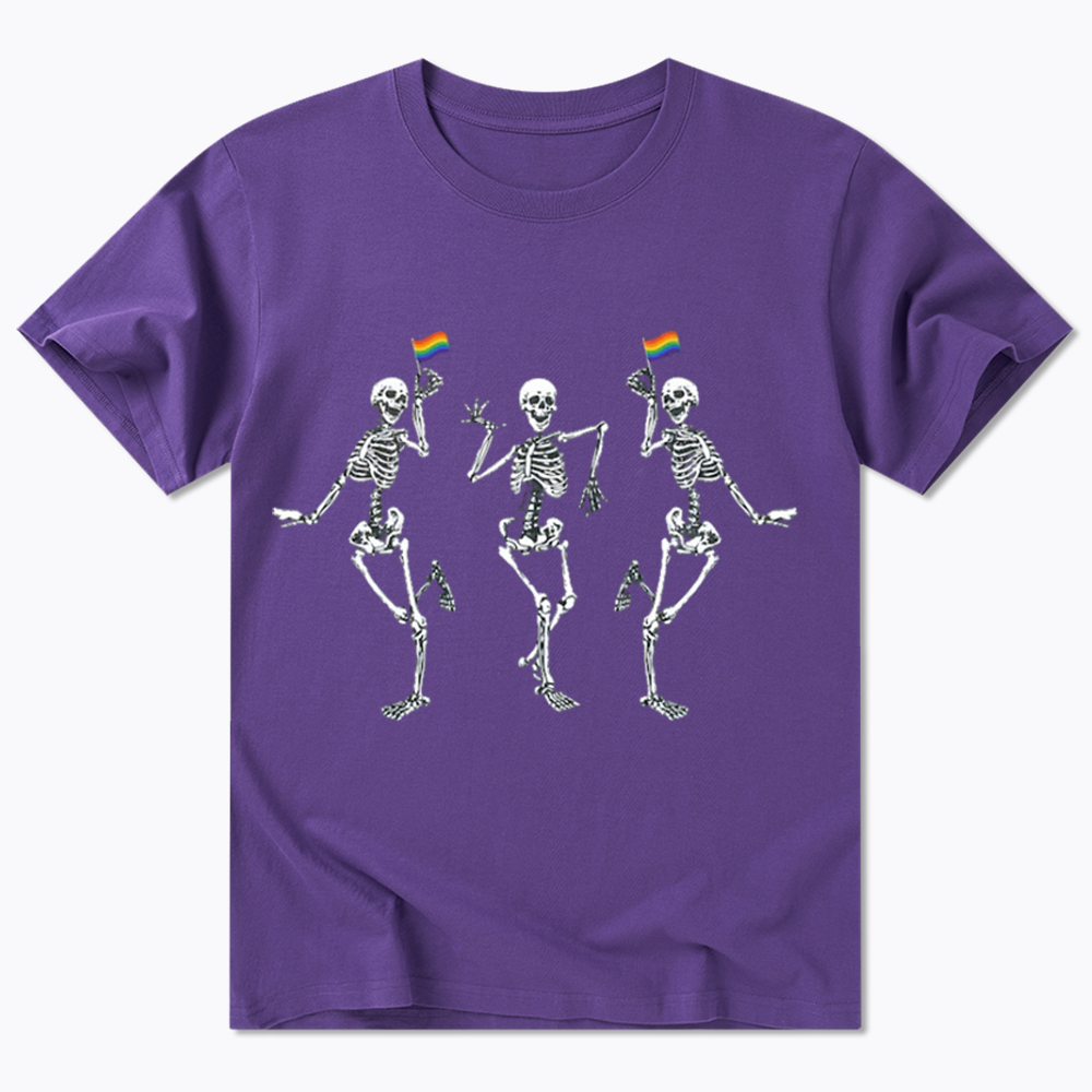 pride dancing skeleton Classic T-Shirt
