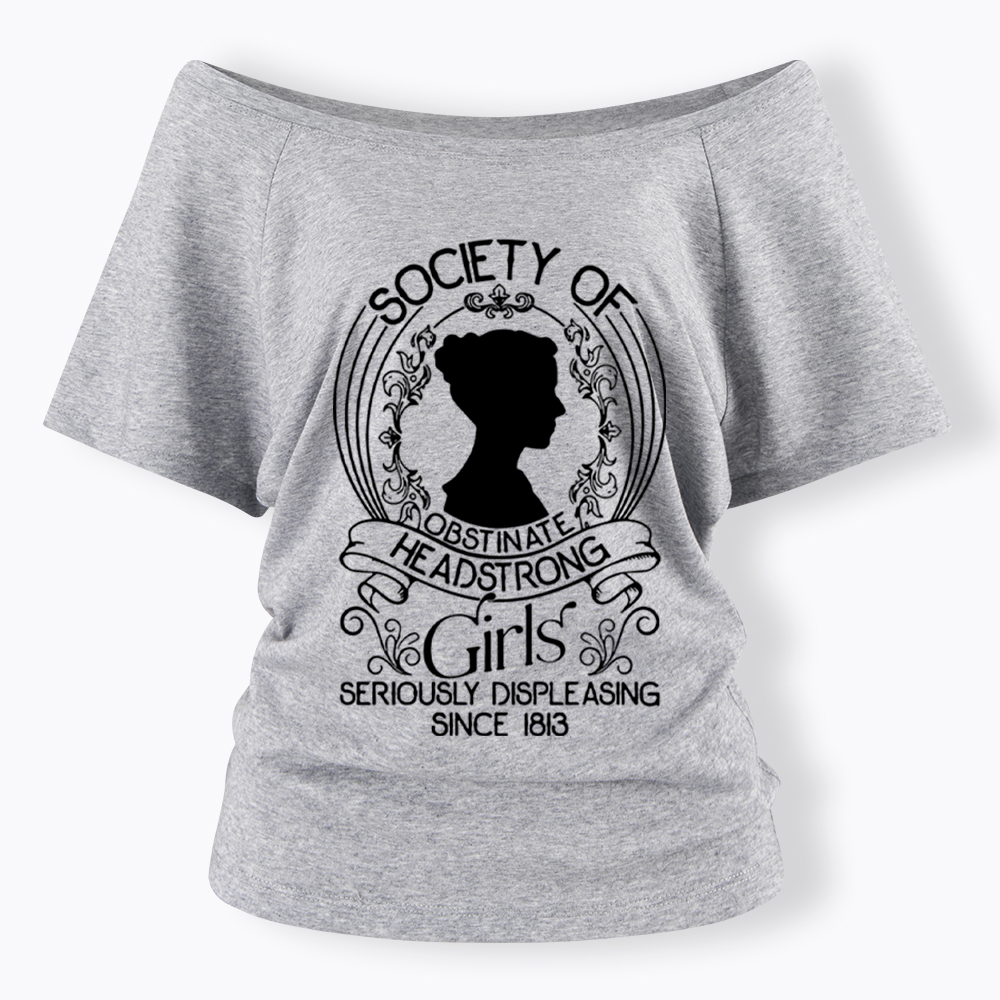 Society Of Obstinate Headstrong Girls Off Shoulder T-shirt