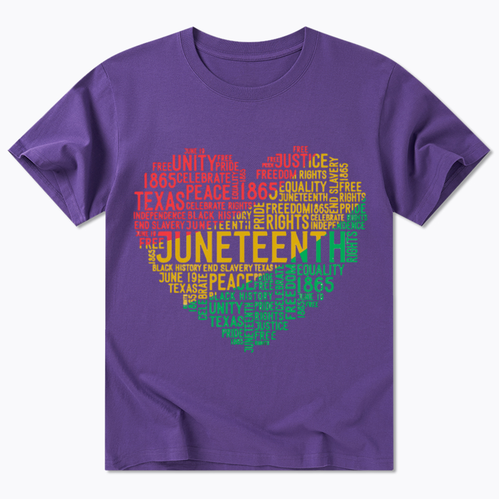 Juneteenth Heart Black History Classic T-Shirt