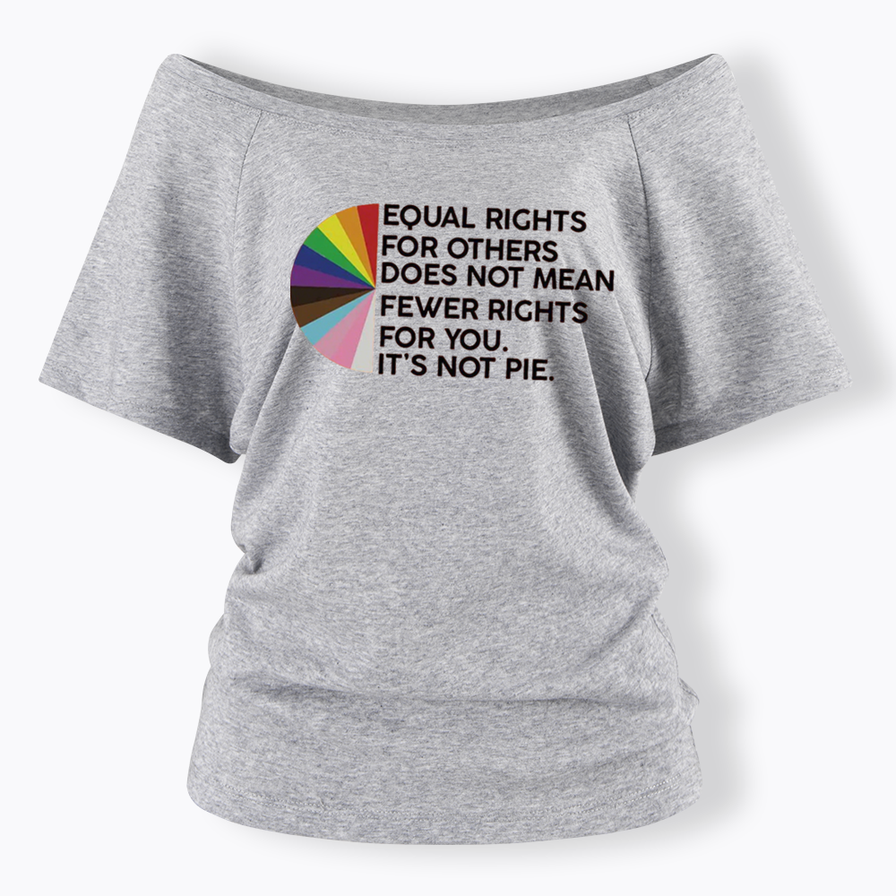 Equal Rights for Others Off Shoulder T-shirt