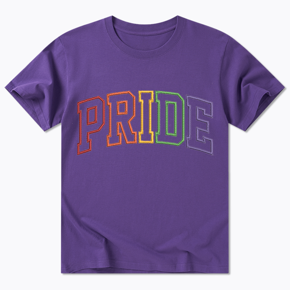Embroidered Pride Classic T-Shirt