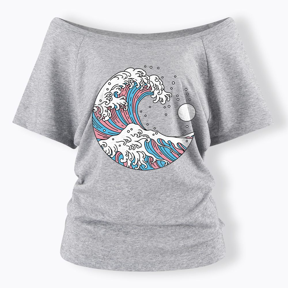 Transgender Off Shoulder T-Shirt