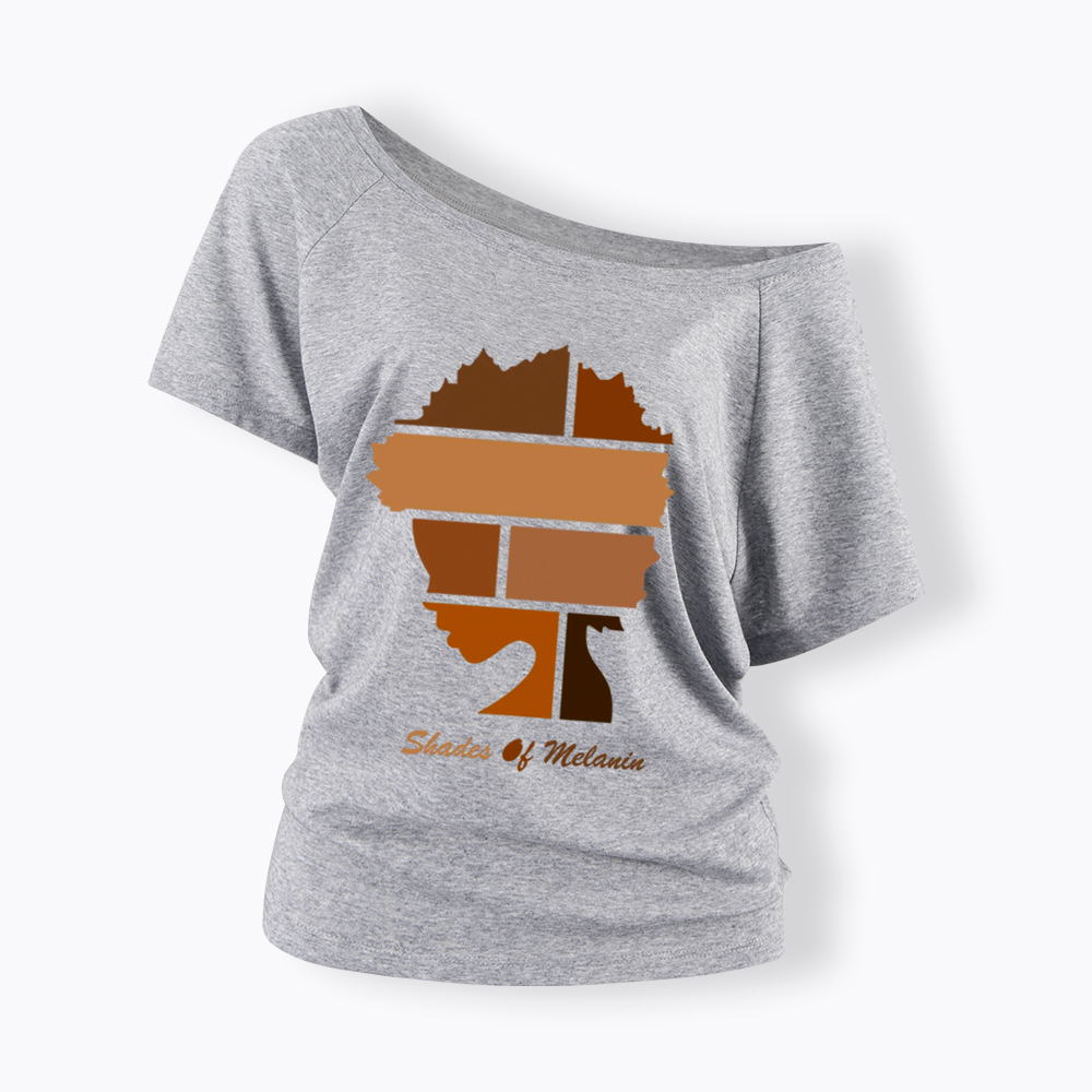 Shades Of Melanin Off Shoulder T-shirt