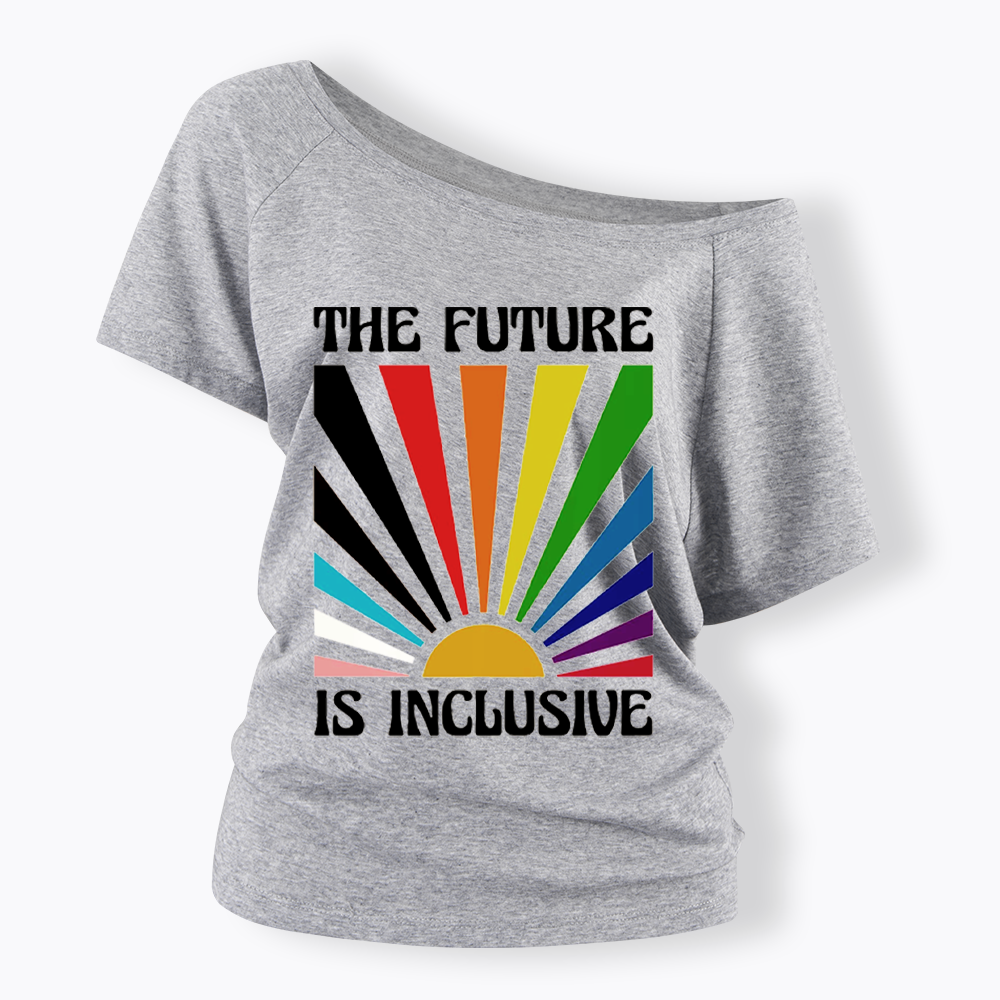 The Future is Inclusive Off Shoulder T-shirt