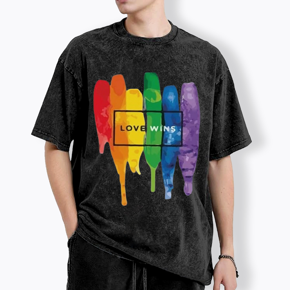 Love Wins Washed T-Shirt