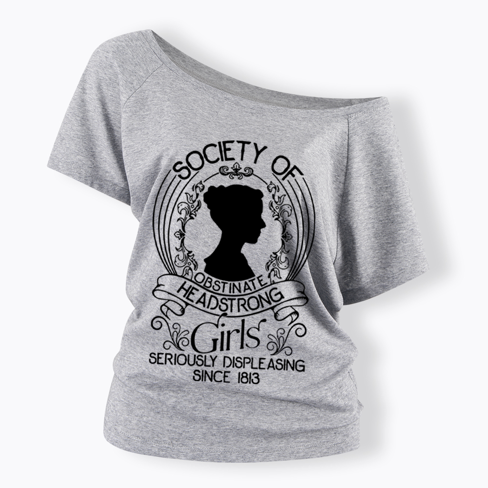 Society Of Obstinate Headstrong Girls Off Shoulder T-shirt