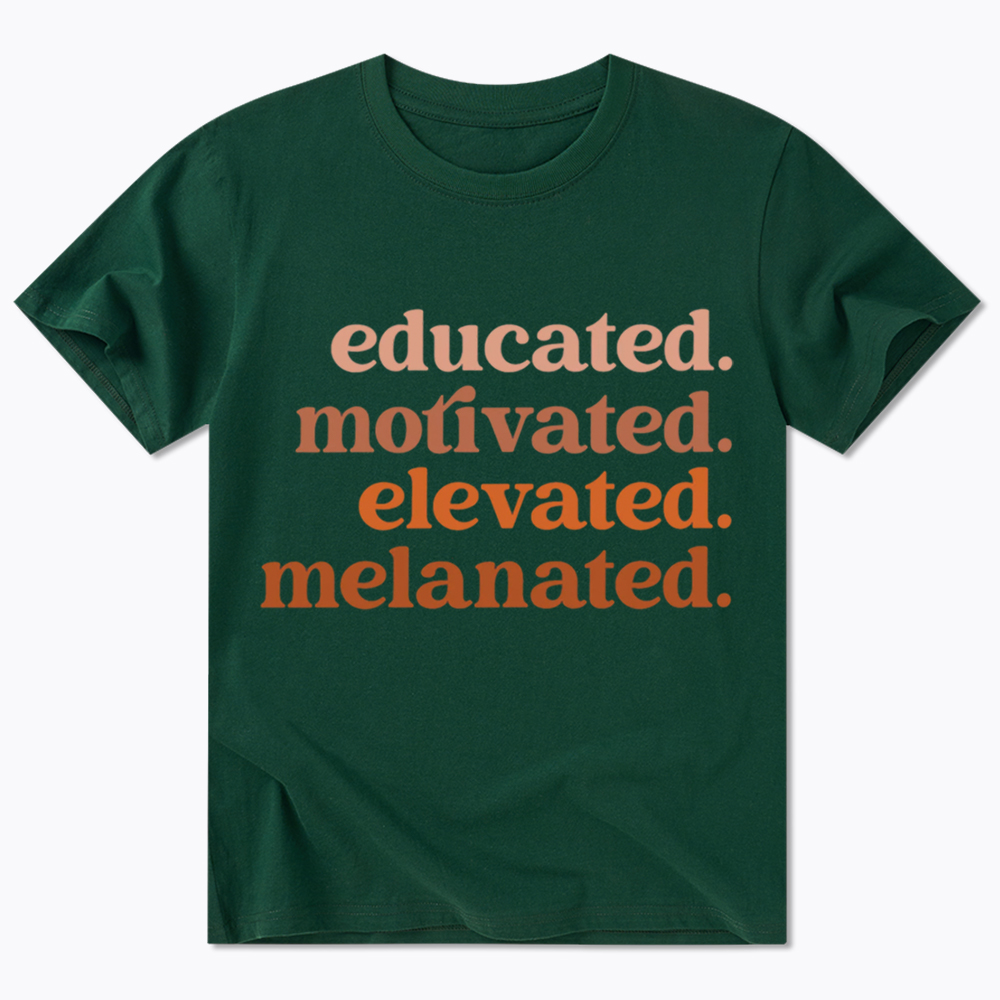 Educated Motivated Melanated Classic T-Shirt
