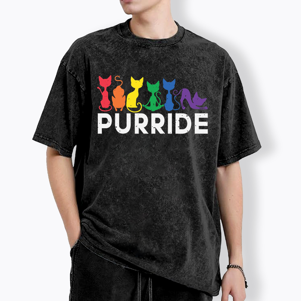 Purride Cat Washed T-Shirt