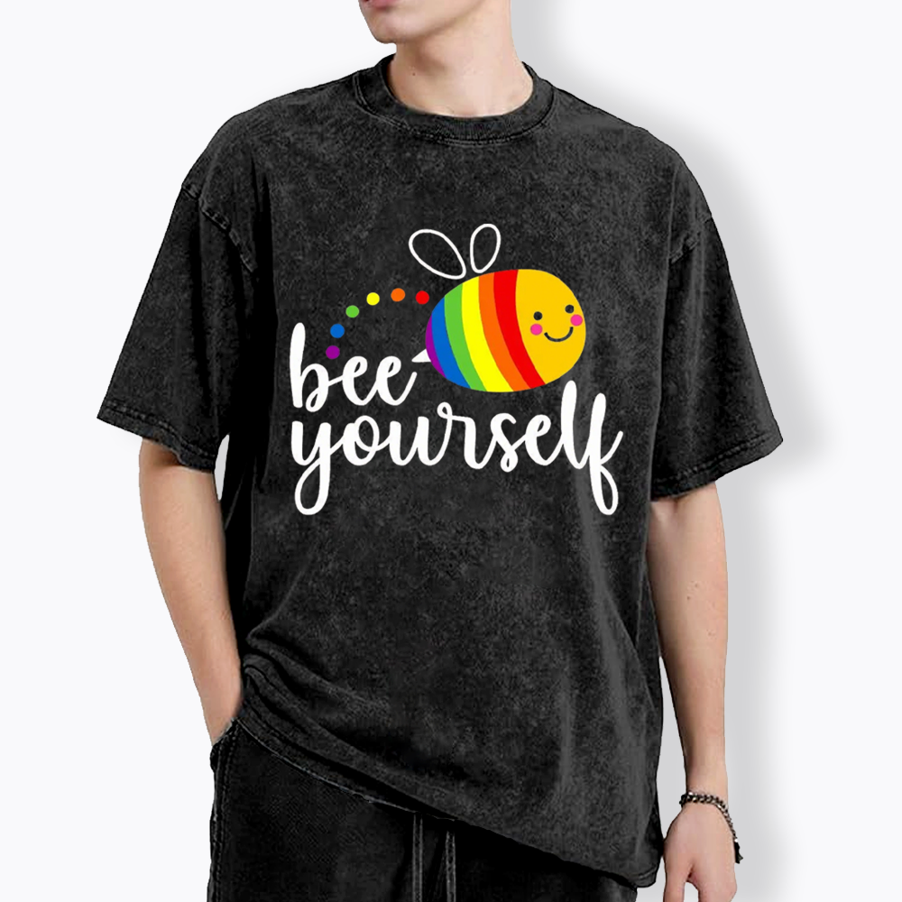 Bee Yourself Washed T-Shirt