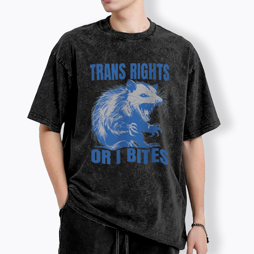 Trans Rights Washed T-Shirt