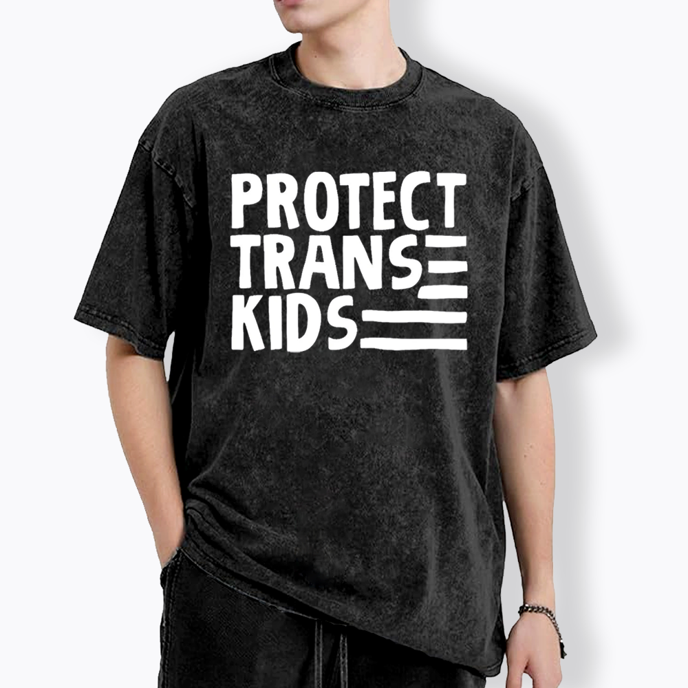 Protect Trans Washed T-Shirts