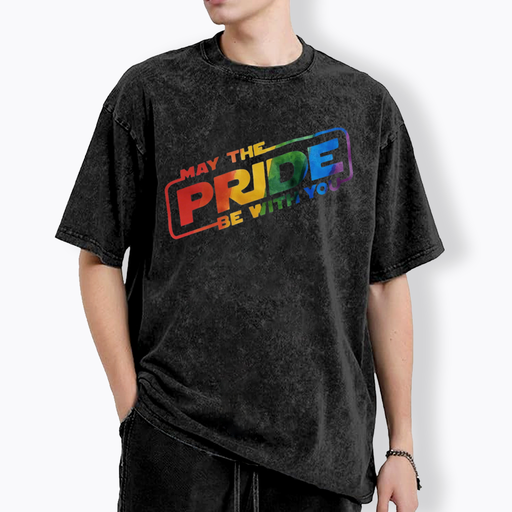 Rainbow Pride Washed T-Shirt