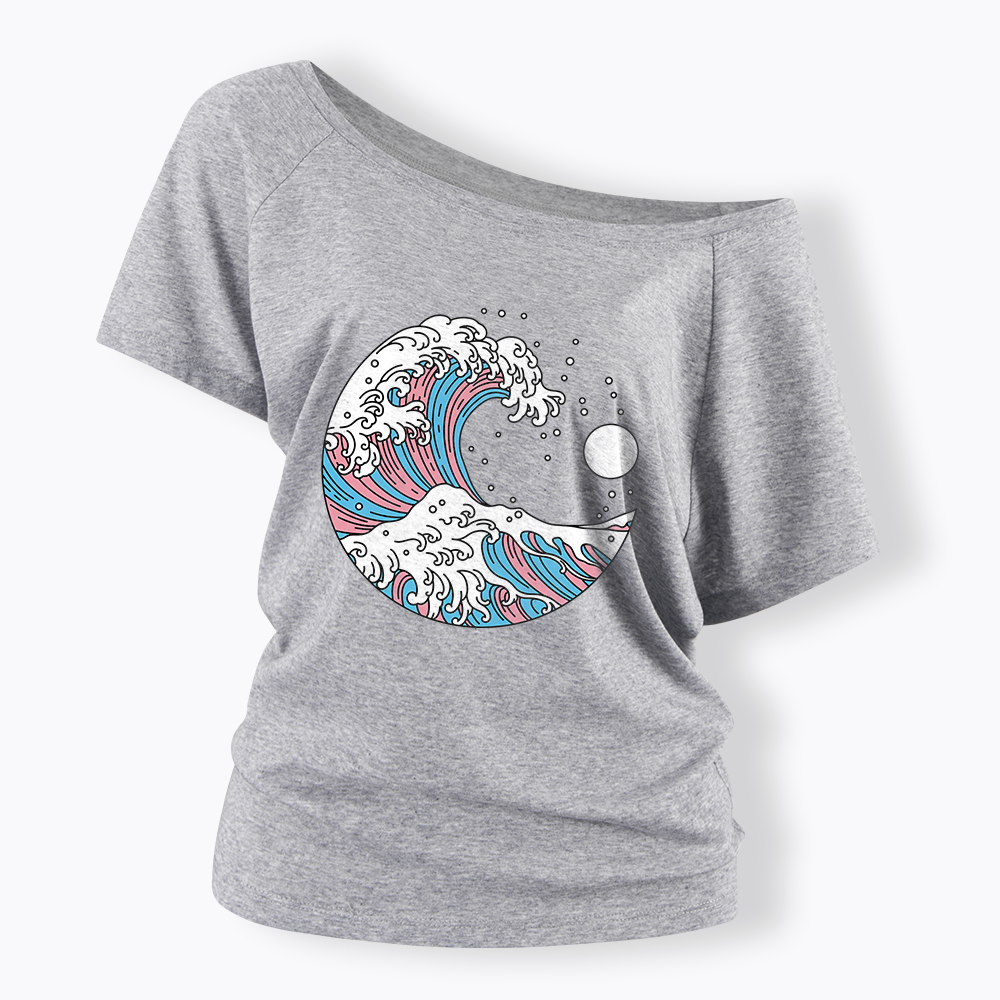 Transgender Off Shoulder T-Shirt