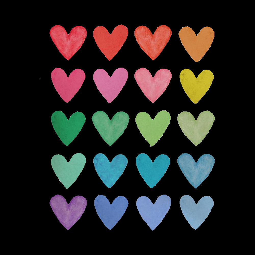 Rainbow Hearts Classic T-Shirt
