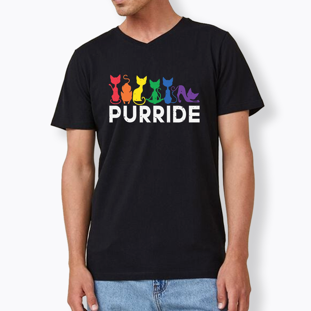 Purride Cat V-Neck Classic T-Shirt