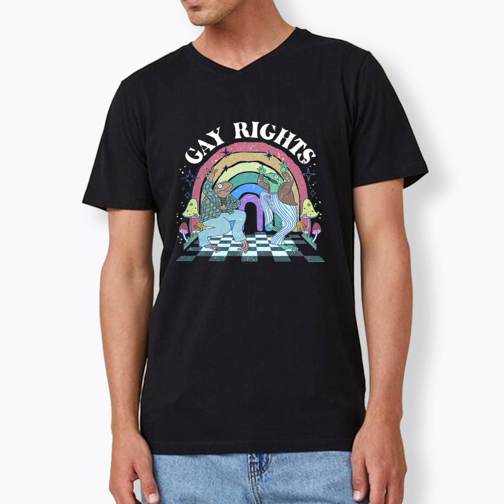 Pride Flag V-Neck Classic T-Shirt