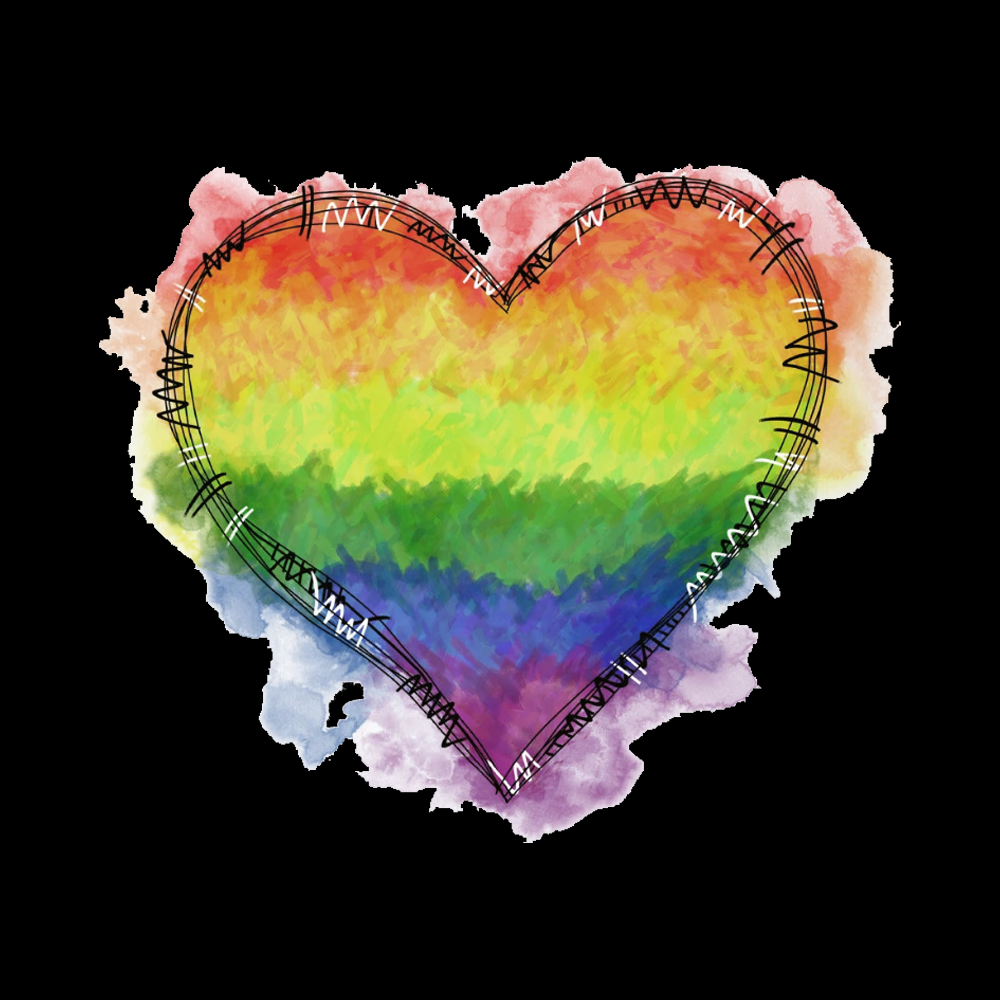 Rainbow Heart Classic T-Shirt