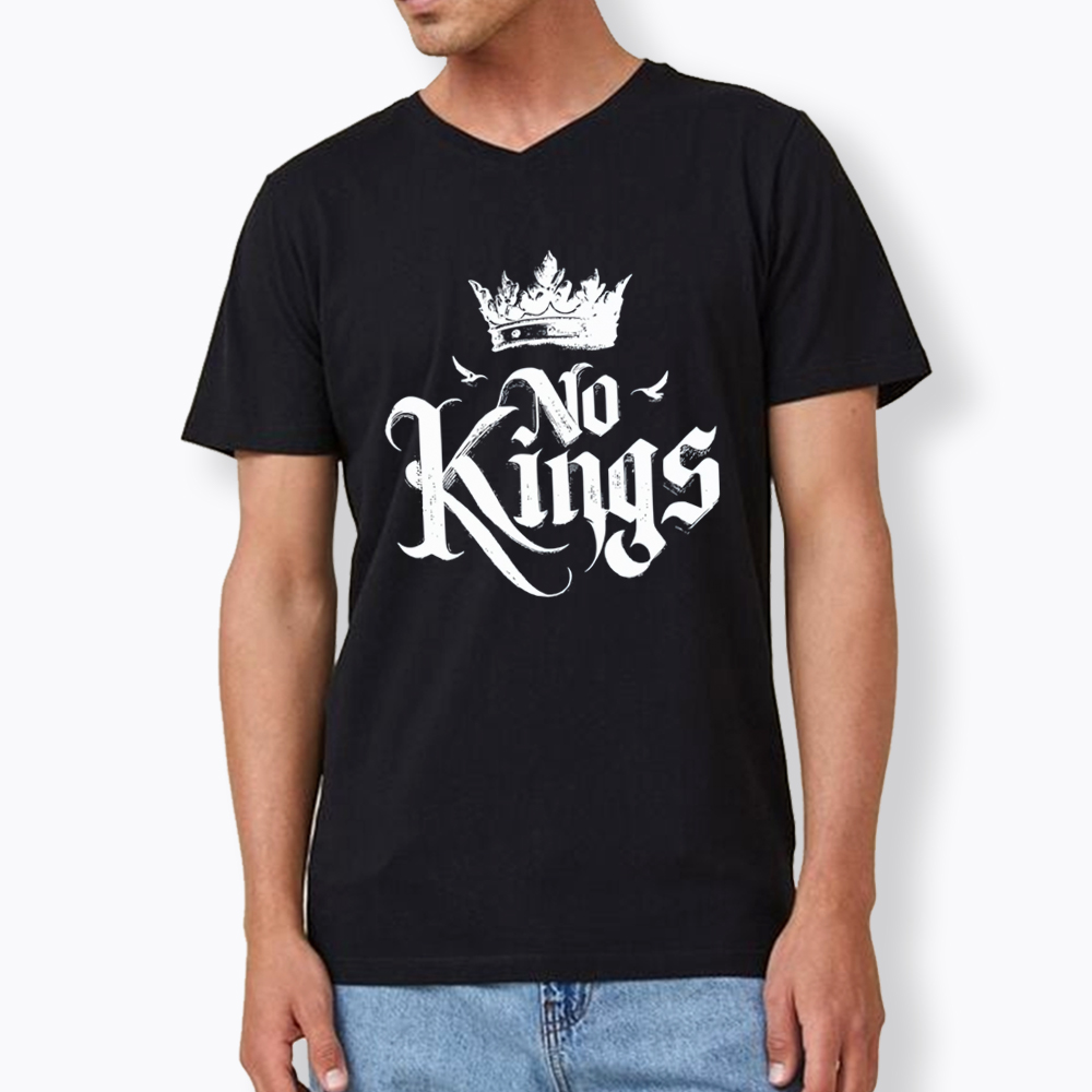 No Kings V-Neck Classic T-Shirt