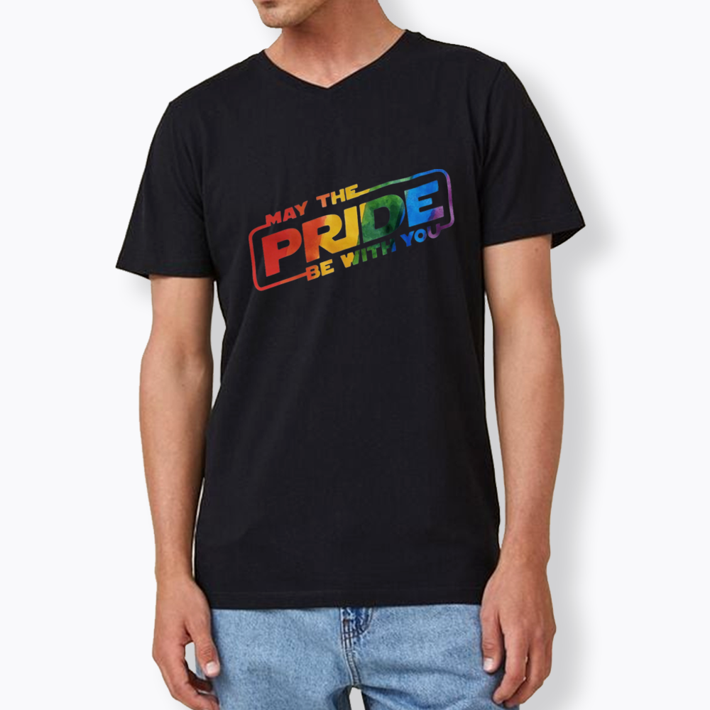 Rainbow Pride V-Neck Classic T-Shirt