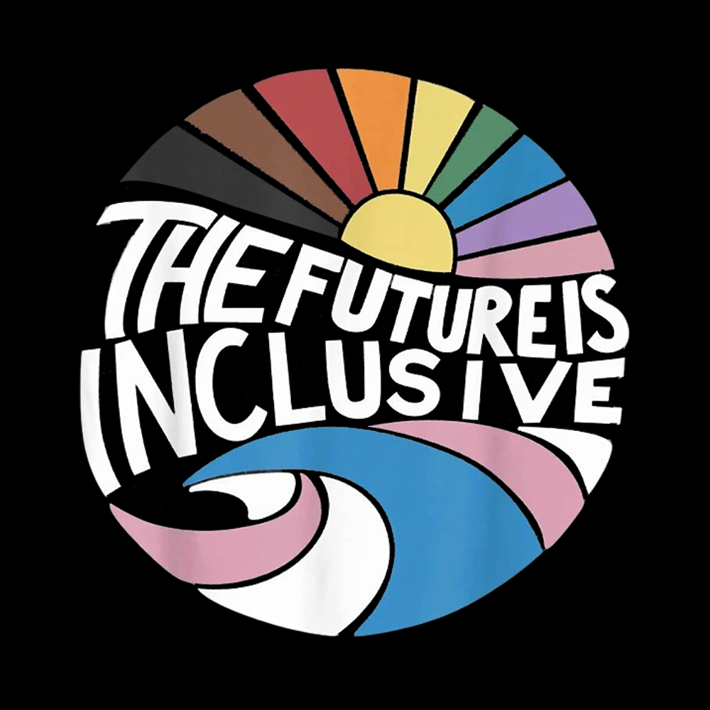 The Future Is Queer Off Shoulder T-shirt