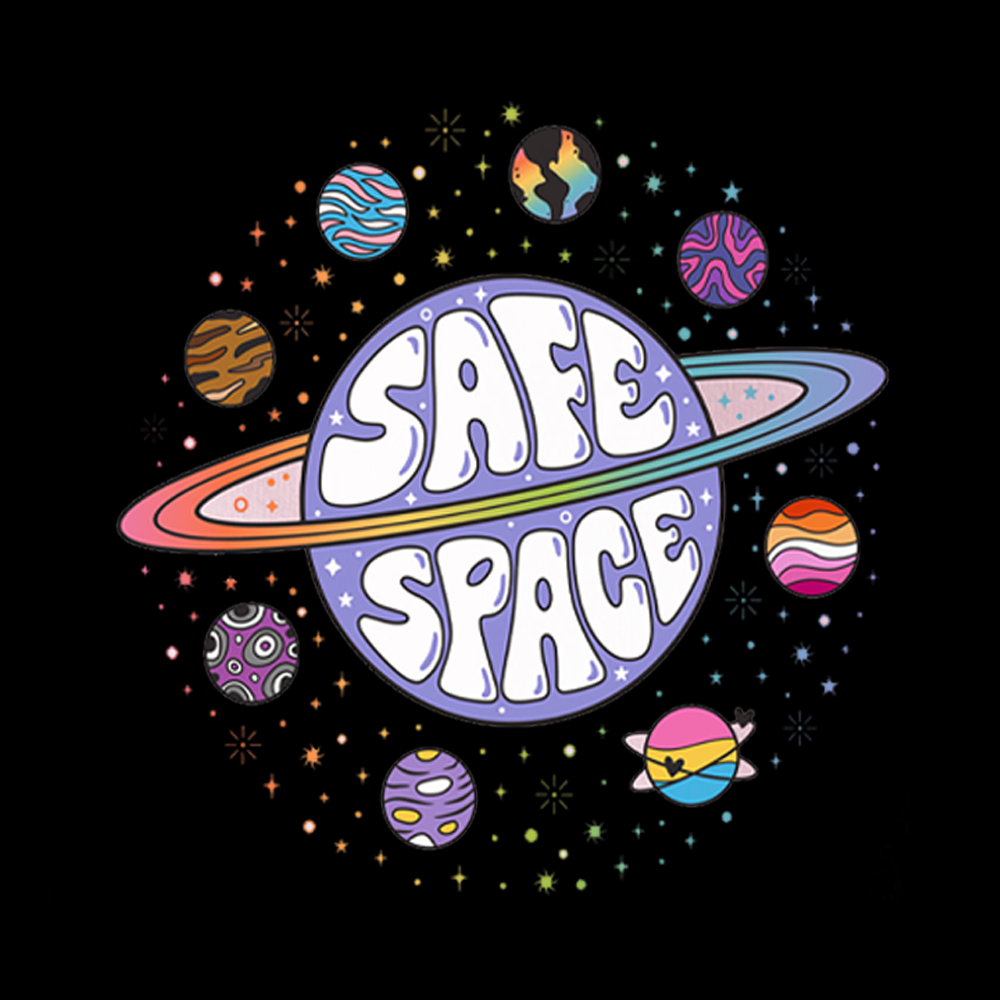 Safe Space Off Shoulder T-shirt