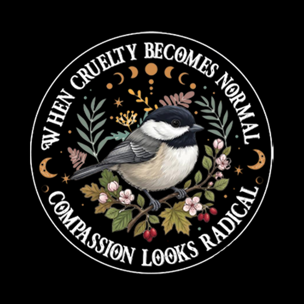 Compassion Looks Radical Off Shoulder T-shirt