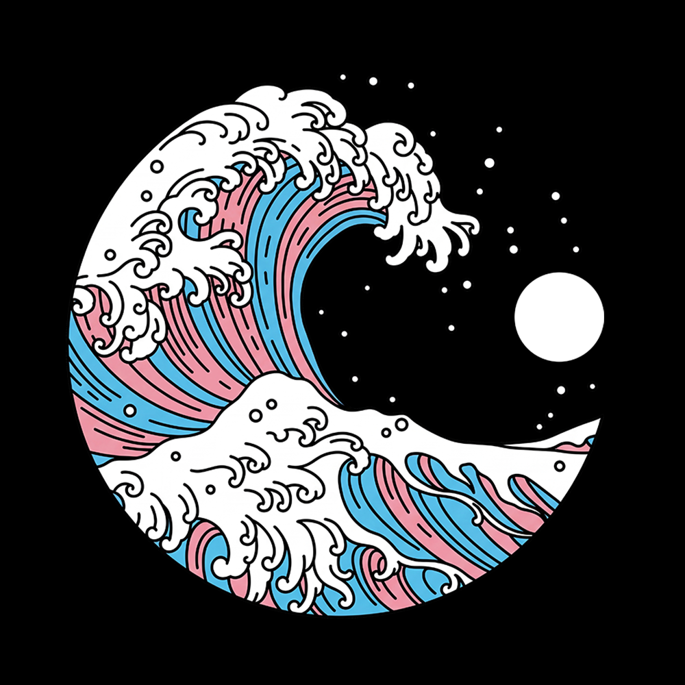 Transgender Off Shoulder T-Shirt