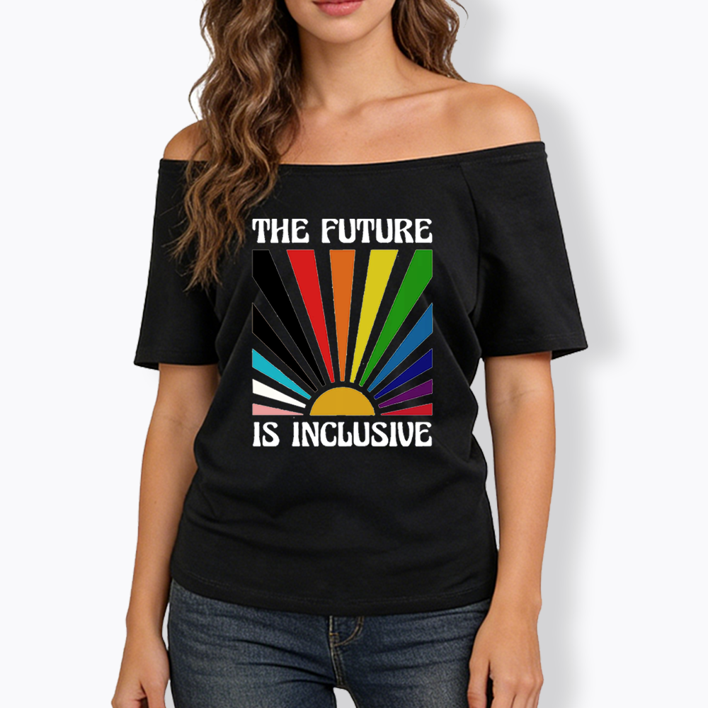 The Future is Inclusive Off Shoulder T-shirt