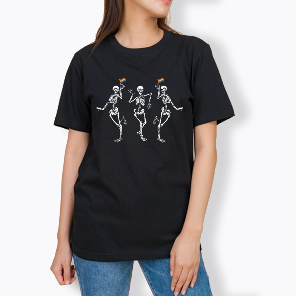 pride dancing skeleton Classic T-Shirt