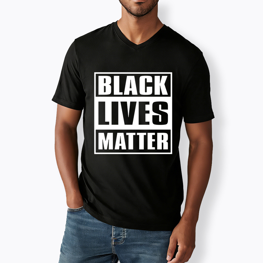 Black Lives Matter Equality Rights V-Neck Classic T-Shirt