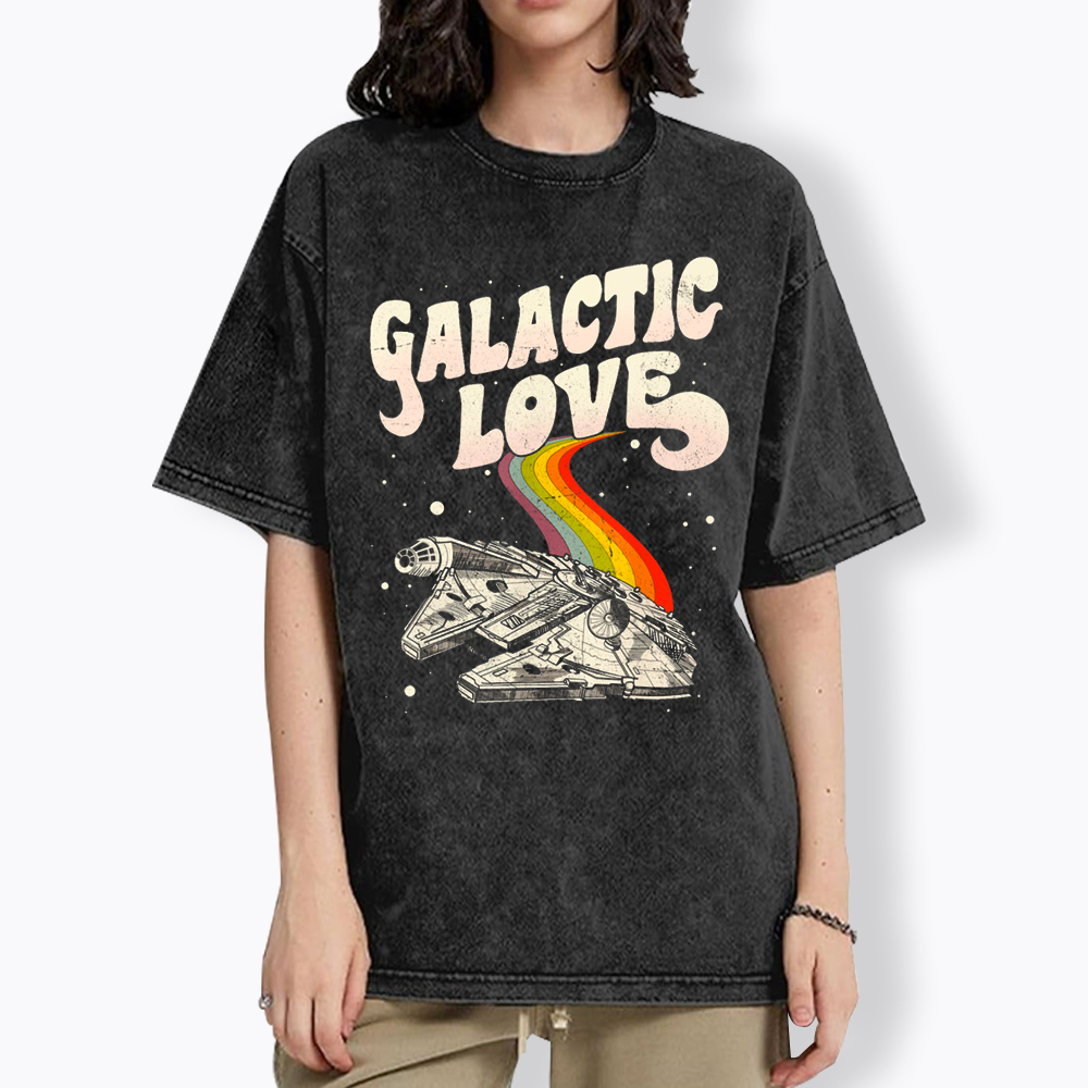May The 4th Be With You Rainbow Washed T-Shirt