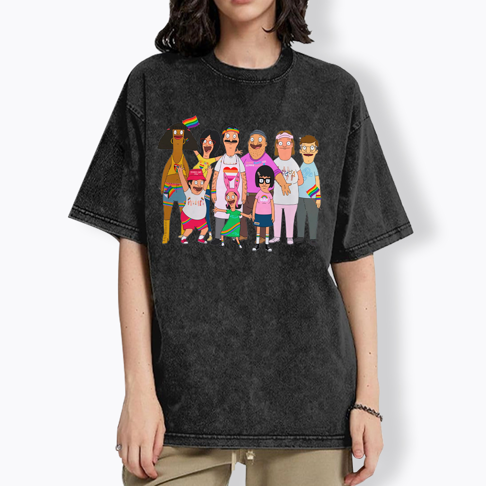 Gay Pride LGBTQIA+ Washed T-Shirt