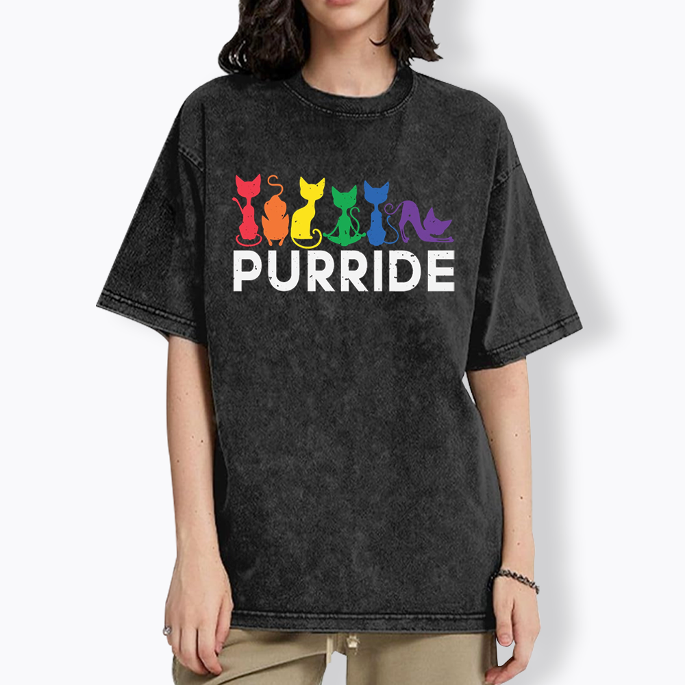Purride Cat Washed T-Shirt