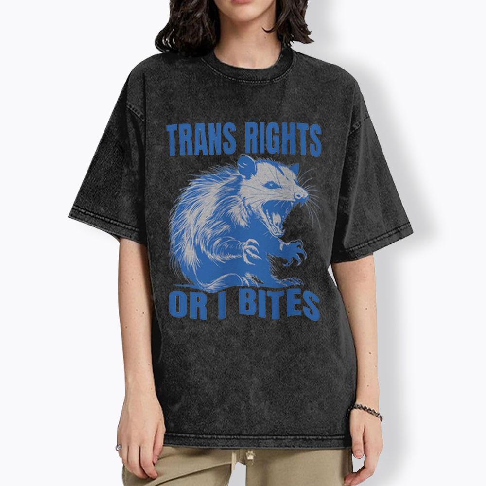 Trans Rights Washed T-Shirt