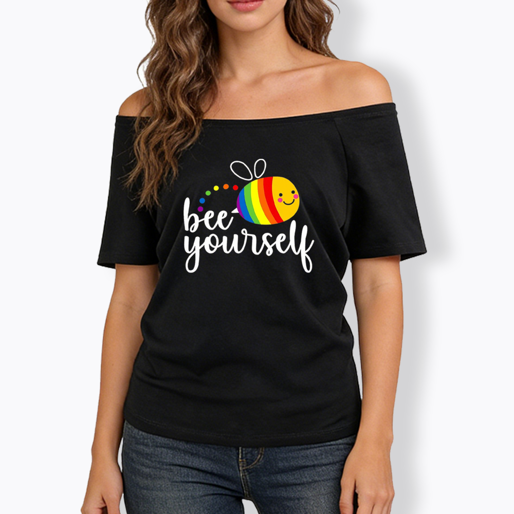 Bee Yourself Off Shoulder T-shirt