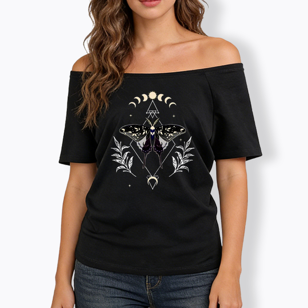 Asexual Pride Off Shoulder T-shirts